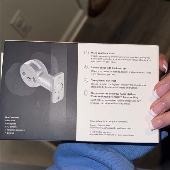 Level Bolt Invisible Smart Lock - Picture 5 of 9